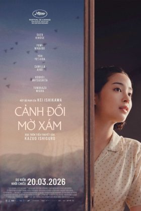 Cảnh đồi mờ xám